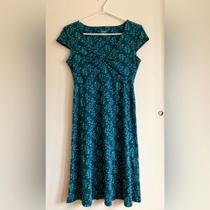 Toad&co ruched V-neck midi dress